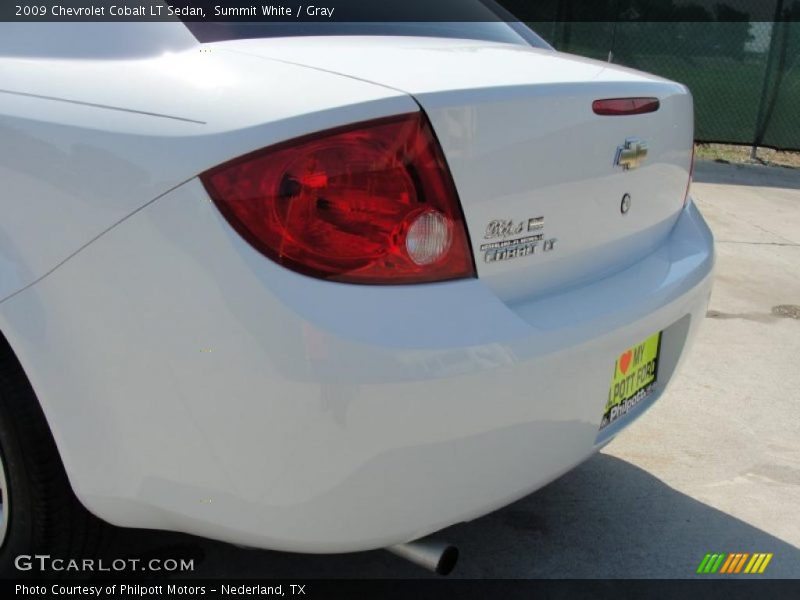 Summit White / Gray 2009 Chevrolet Cobalt LT Sedan
