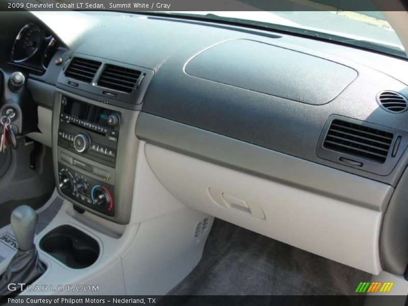 Summit White / Gray 2009 Chevrolet Cobalt LT Sedan
