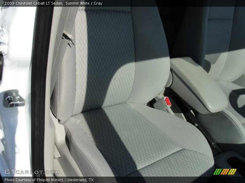 Summit White / Gray 2009 Chevrolet Cobalt LT Sedan