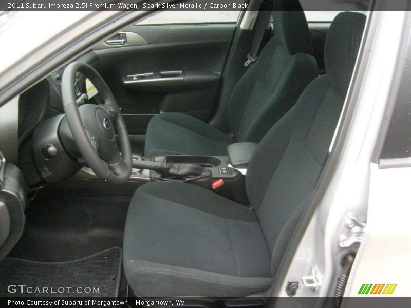  2011 Impreza 2.5i Premium Wagon Carbon Black Interior