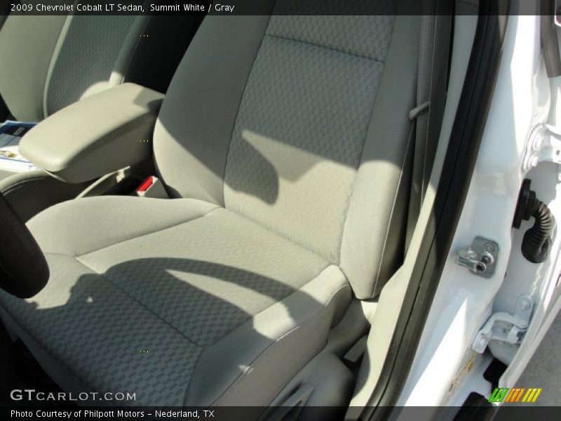 Summit White / Gray 2009 Chevrolet Cobalt LT Sedan