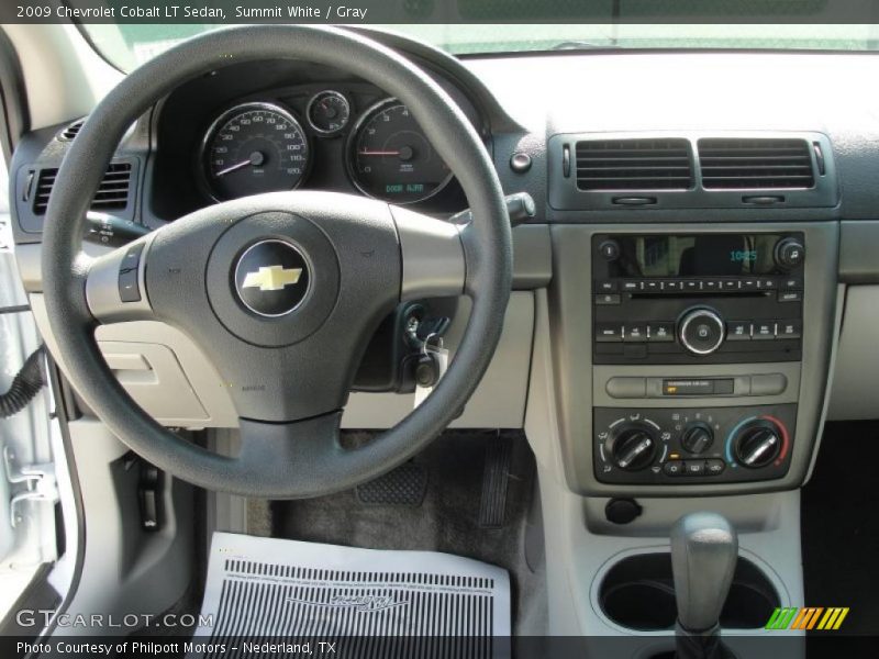 Summit White / Gray 2009 Chevrolet Cobalt LT Sedan