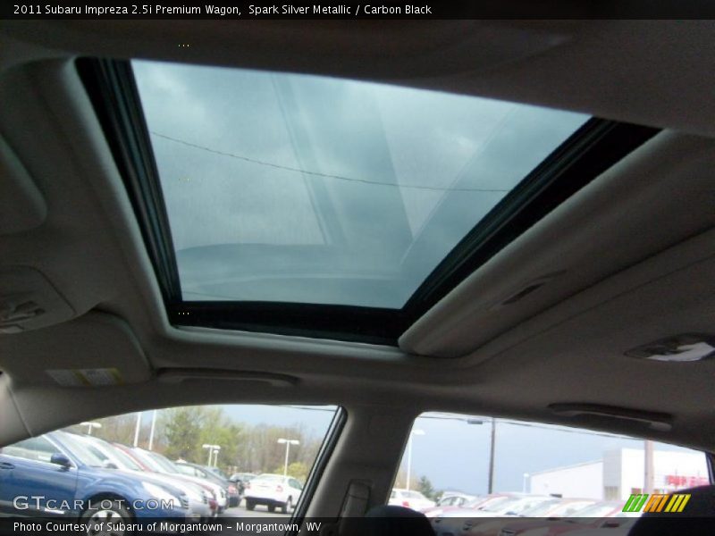 Sunroof of 2011 Impreza 2.5i Premium Wagon