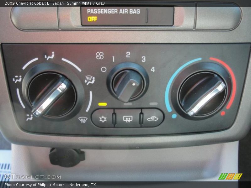 Summit White / Gray 2009 Chevrolet Cobalt LT Sedan