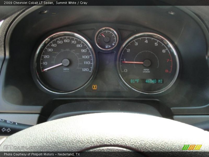 Summit White / Gray 2009 Chevrolet Cobalt LT Sedan
