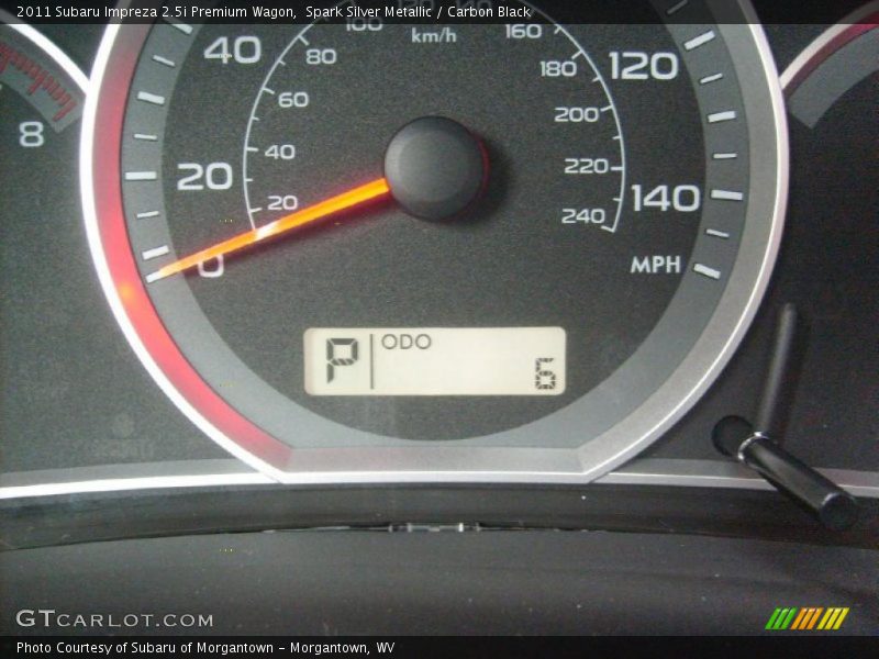 Spark Silver Metallic / Carbon Black 2011 Subaru Impreza 2.5i Premium Wagon