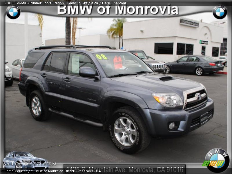 Galactic Gray Mica / Dark Charcoal 2008 Toyota 4Runner Sport Edition