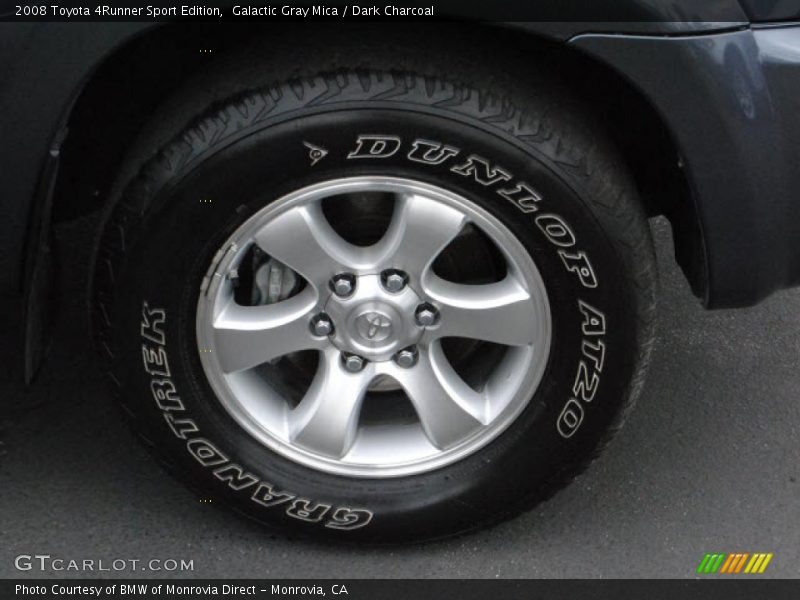 Galactic Gray Mica / Dark Charcoal 2008 Toyota 4Runner Sport Edition