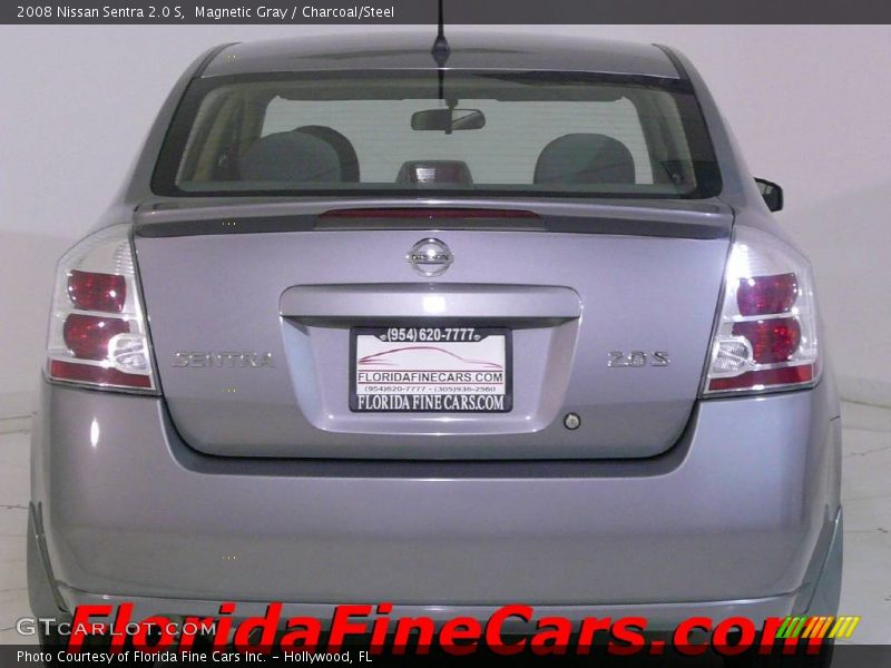 Magnetic Gray / Charcoal/Steel 2008 Nissan Sentra 2.0 S