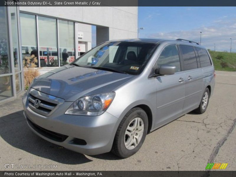 Slate Green Metallic / Gray 2006 Honda Odyssey EX-L