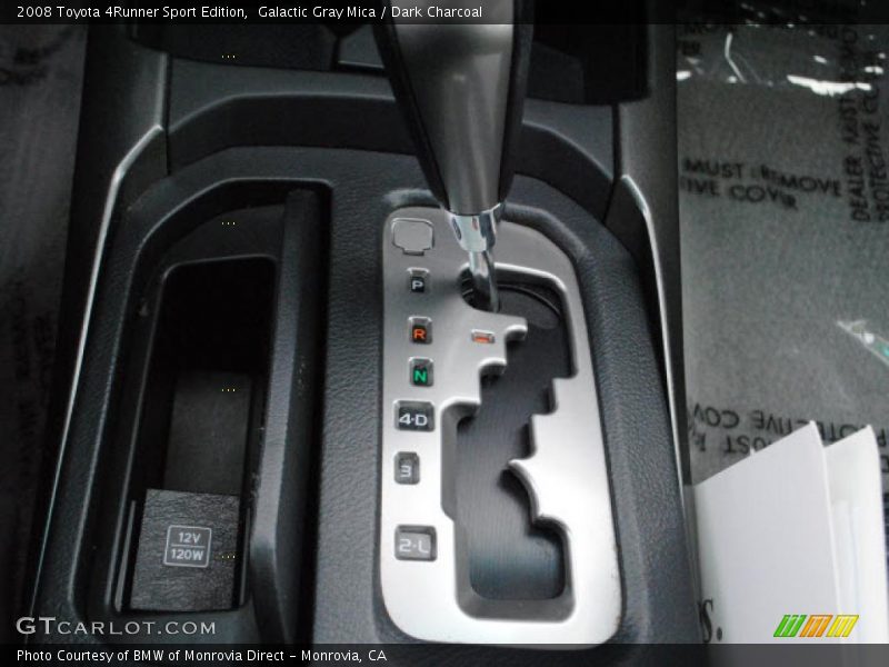 Galactic Gray Mica / Dark Charcoal 2008 Toyota 4Runner Sport Edition