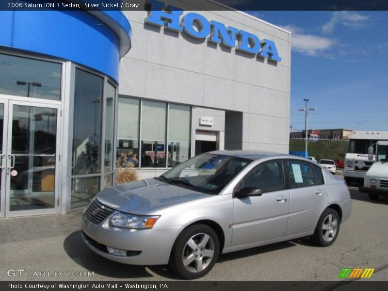 Silver Nickel / Gray 2006 Saturn ION 3 Sedan