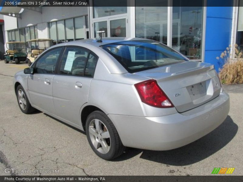 Silver Nickel / Gray 2006 Saturn ION 3 Sedan