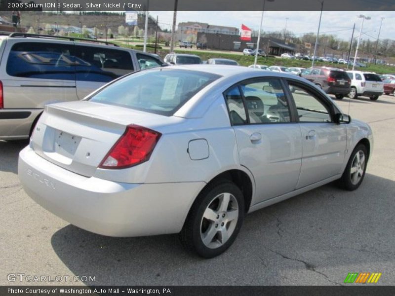 Silver Nickel / Gray 2006 Saturn ION 3 Sedan