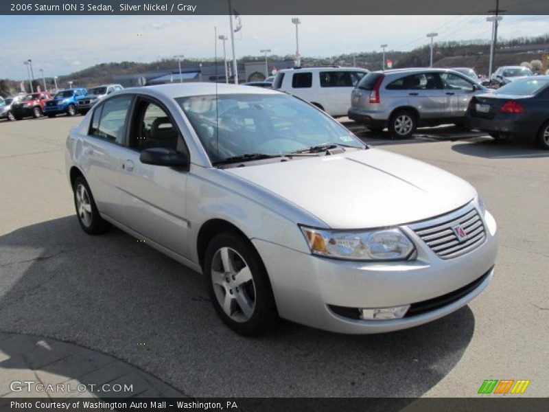 Silver Nickel / Gray 2006 Saturn ION 3 Sedan