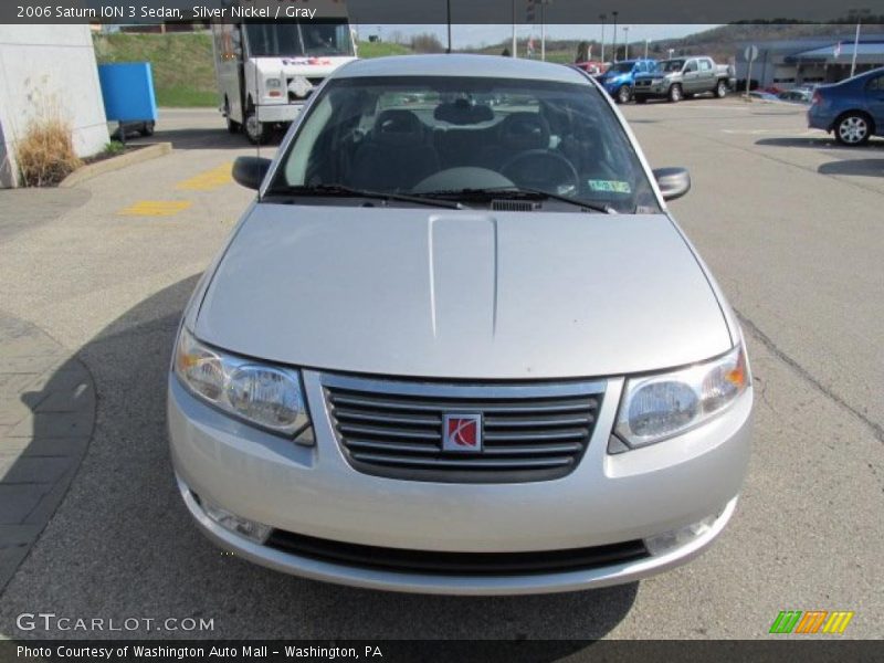 Silver Nickel / Gray 2006 Saturn ION 3 Sedan