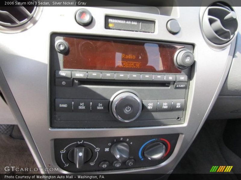 Silver Nickel / Gray 2006 Saturn ION 3 Sedan