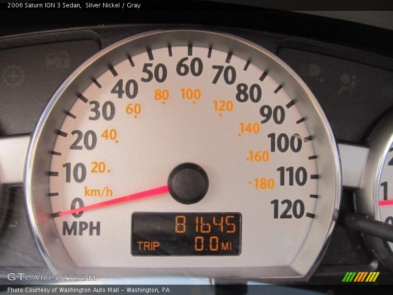 Silver Nickel / Gray 2006 Saturn ION 3 Sedan