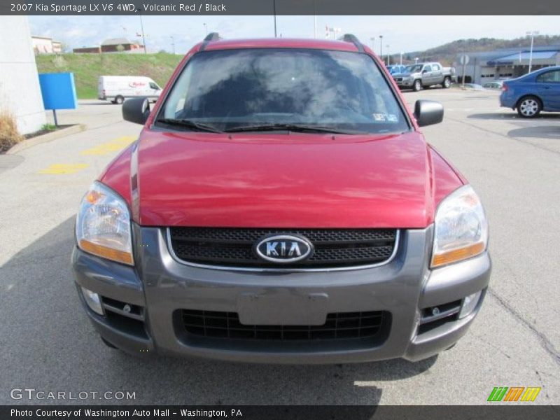 Volcanic Red / Black 2007 Kia Sportage LX V6 4WD