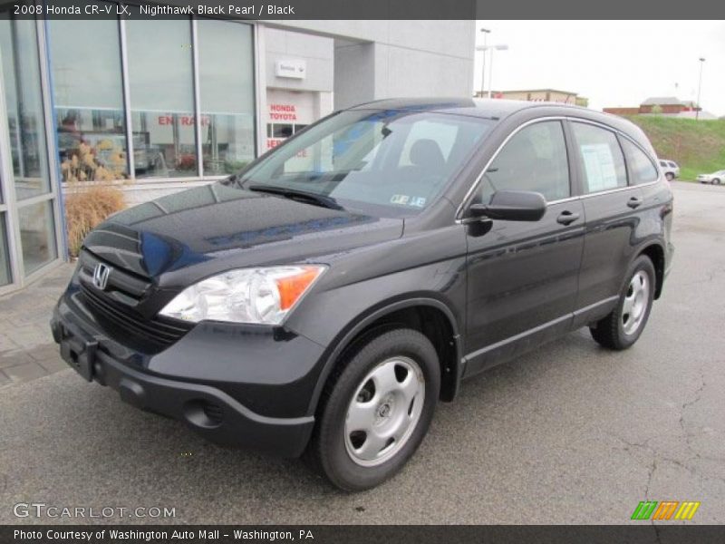 Nighthawk Black Pearl / Black 2008 Honda CR-V LX