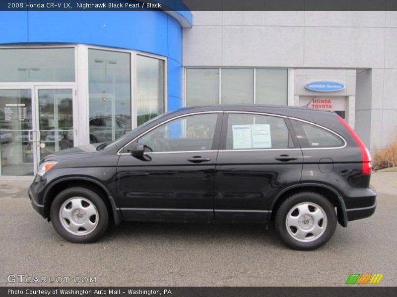 Nighthawk Black Pearl / Black 2008 Honda CR-V LX