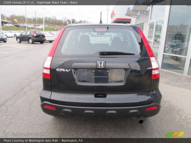 Nighthawk Black Pearl / Black 2008 Honda CR-V LX