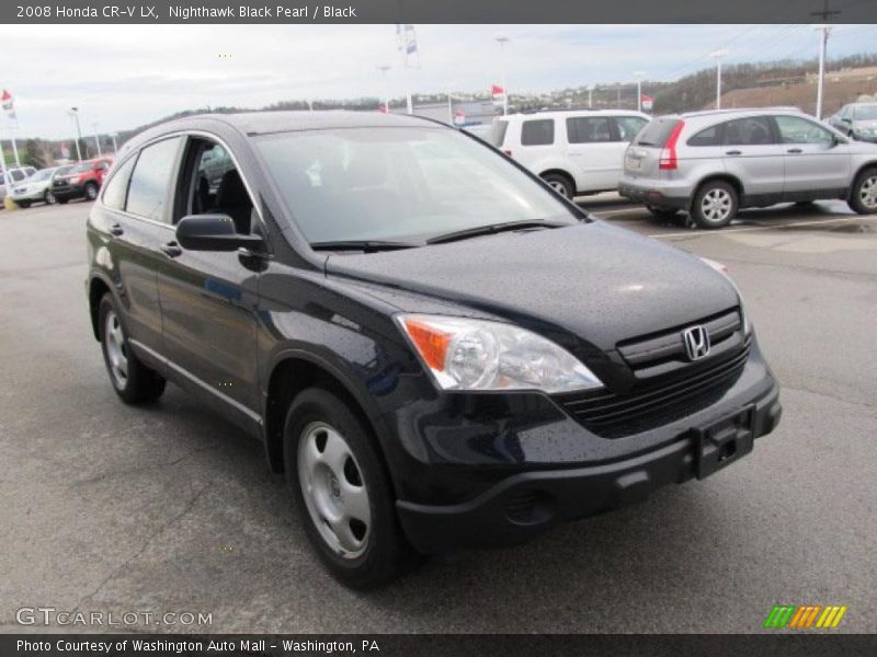 Nighthawk Black Pearl / Black 2008 Honda CR-V LX