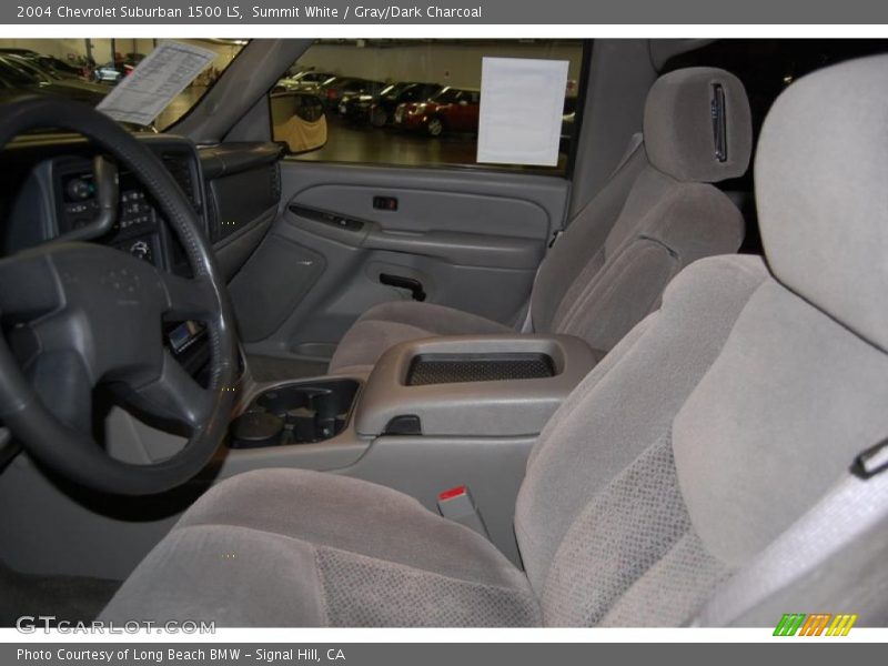 Summit White / Gray/Dark Charcoal 2004 Chevrolet Suburban 1500 LS
