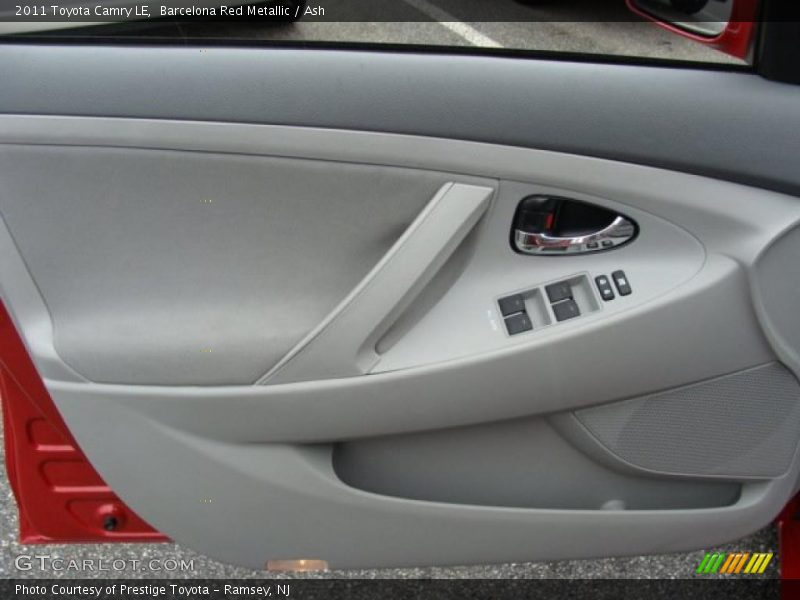 Barcelona Red Metallic / Ash 2011 Toyota Camry LE