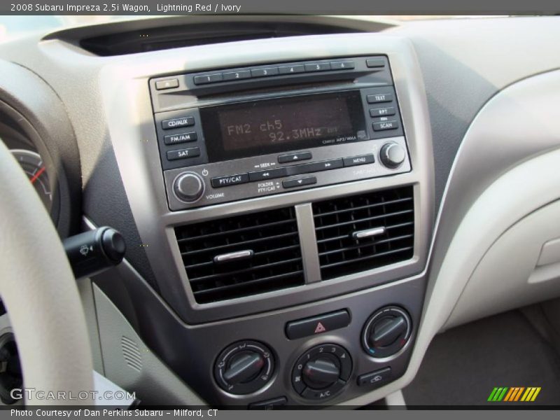 Lightning Red / Ivory 2008 Subaru Impreza 2.5i Wagon