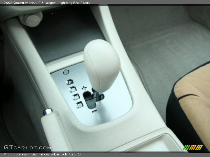 Lightning Red / Ivory 2008 Subaru Impreza 2.5i Wagon