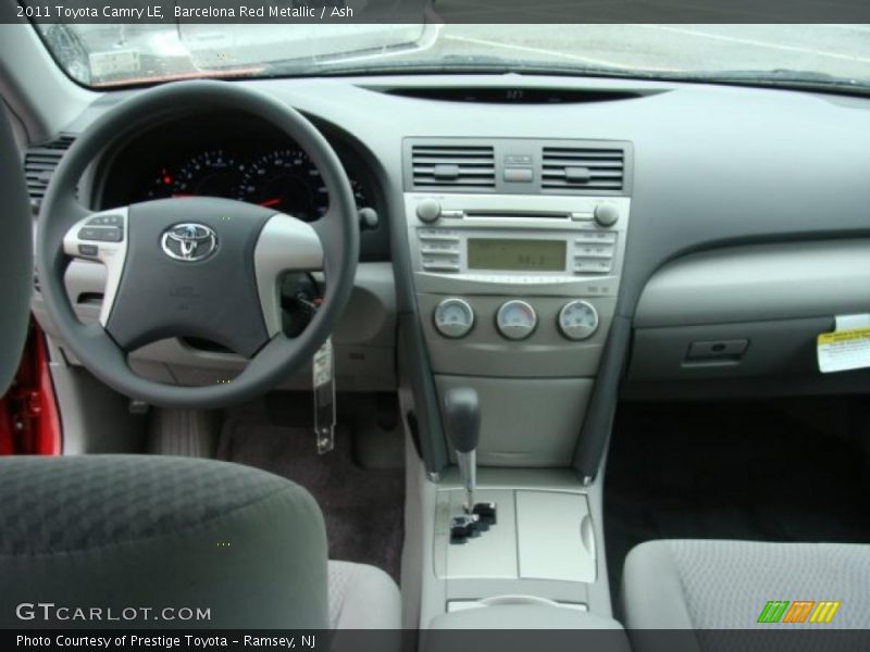 Barcelona Red Metallic / Ash 2011 Toyota Camry LE