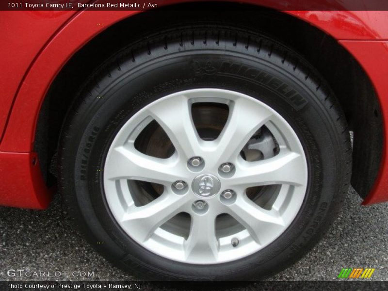 Barcelona Red Metallic / Ash 2011 Toyota Camry LE