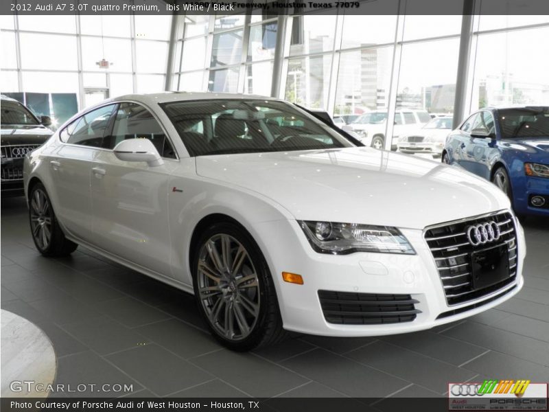Ibis White / Black 2012 Audi A7 3.0T quattro Premium