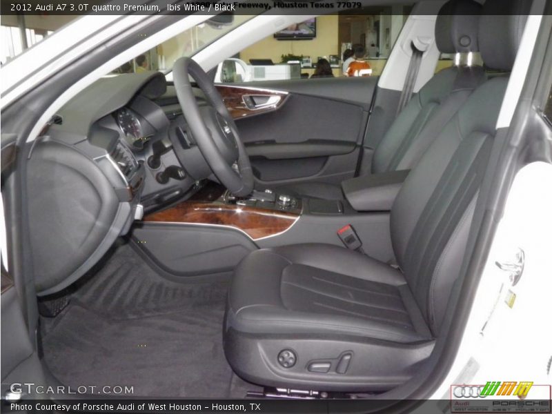 Ibis White / Black 2012 Audi A7 3.0T quattro Premium