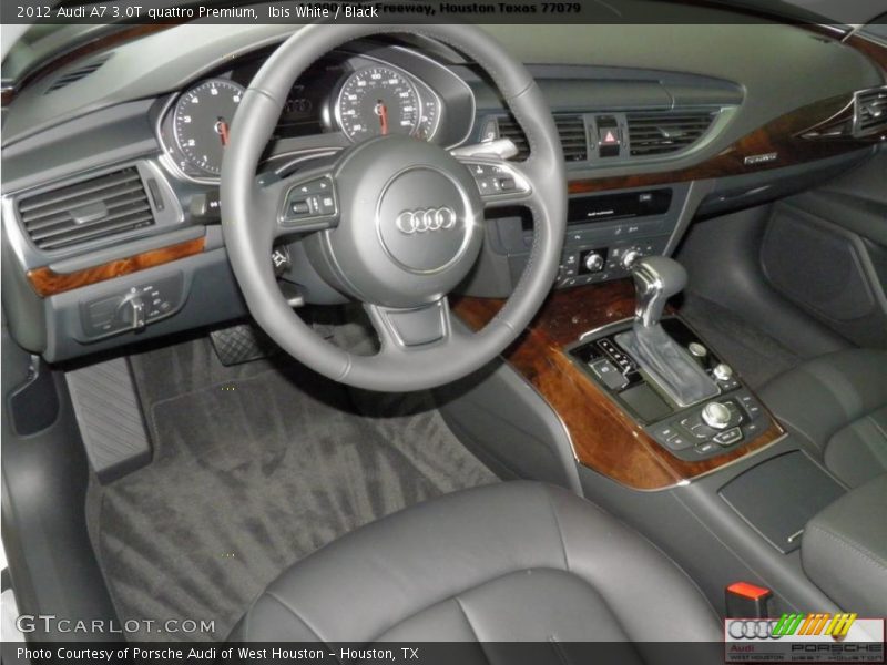 Ibis White / Black 2012 Audi A7 3.0T quattro Premium
