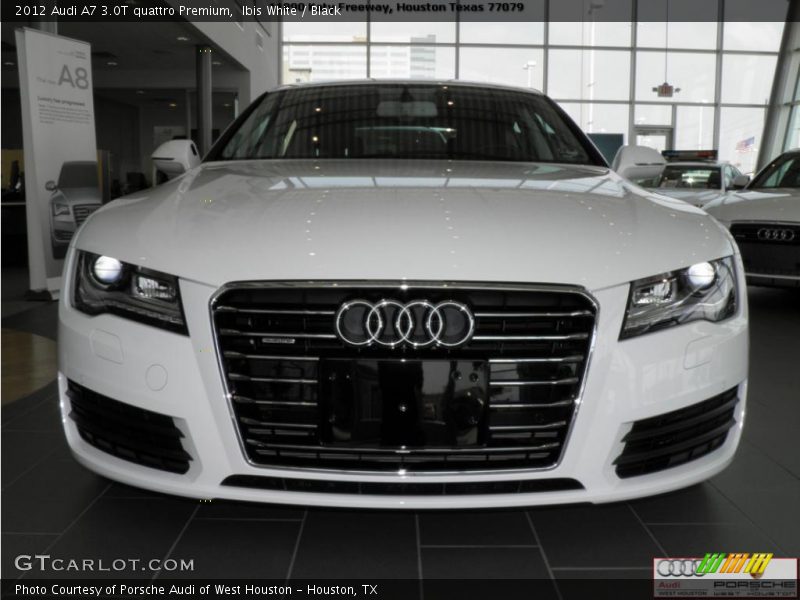 Ibis White / Black 2012 Audi A7 3.0T quattro Premium