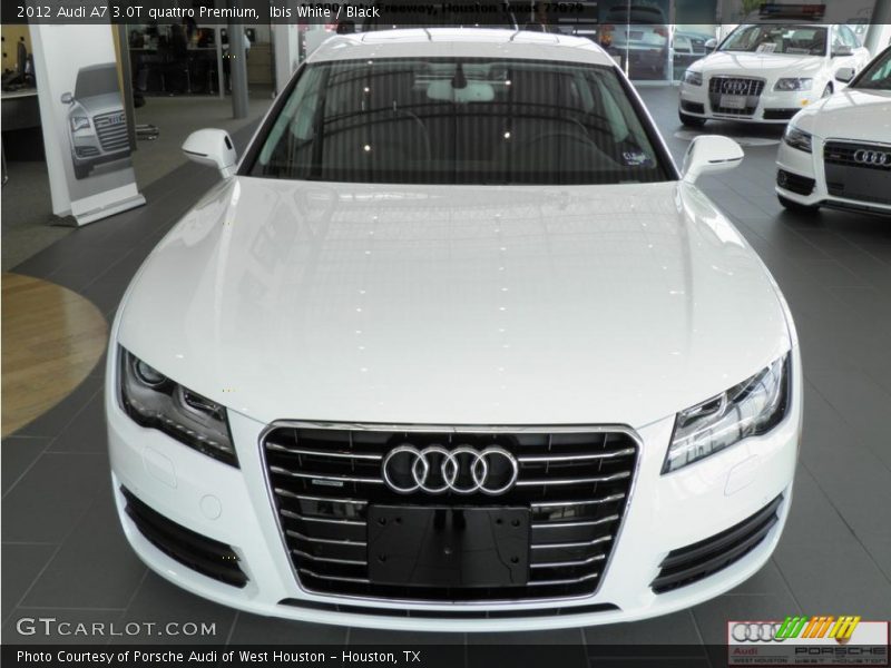 Ibis White / Black 2012 Audi A7 3.0T quattro Premium