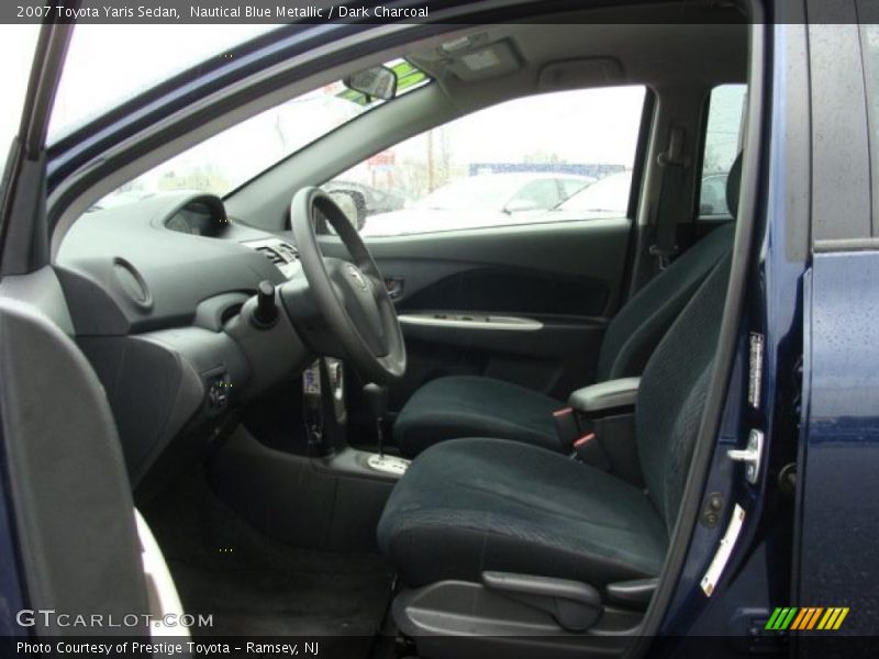 Nautical Blue Metallic / Dark Charcoal 2007 Toyota Yaris Sedan