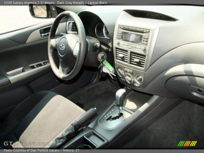 Dark Gray Metallic / Carbon Black 2008 Subaru Impreza 2.5i Wagon