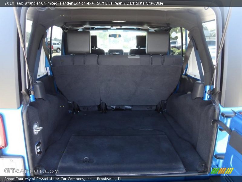 Surf Blue Pearl / Dark Slate Gray/Blue 2010 Jeep Wrangler Unlimited Islander Edition 4x4