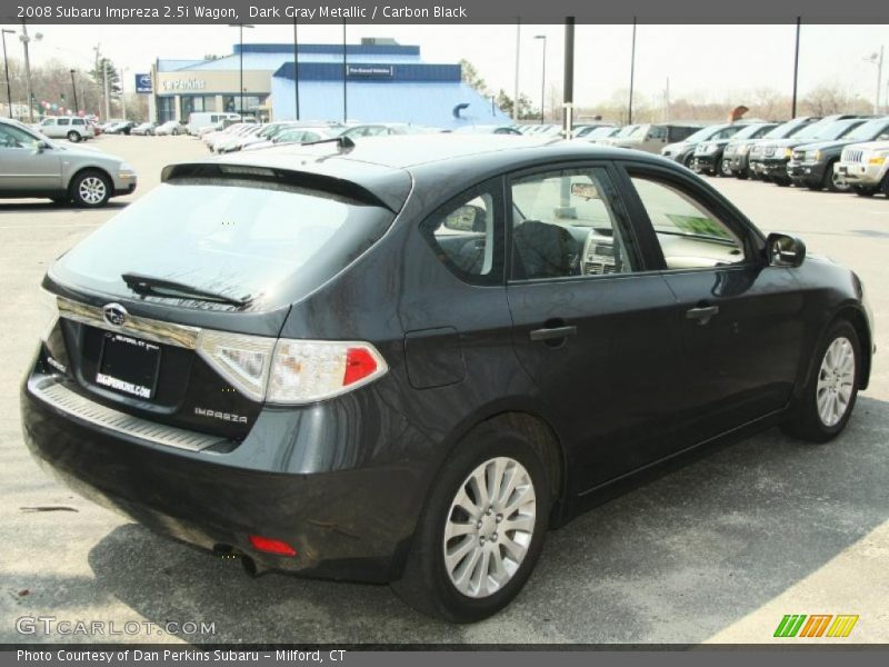 Dark Gray Metallic / Carbon Black 2008 Subaru Impreza 2.5i Wagon