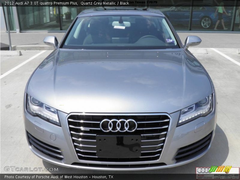 Quartz Grey Metallic / Black 2012 Audi A7 3.0T quattro Premium Plus