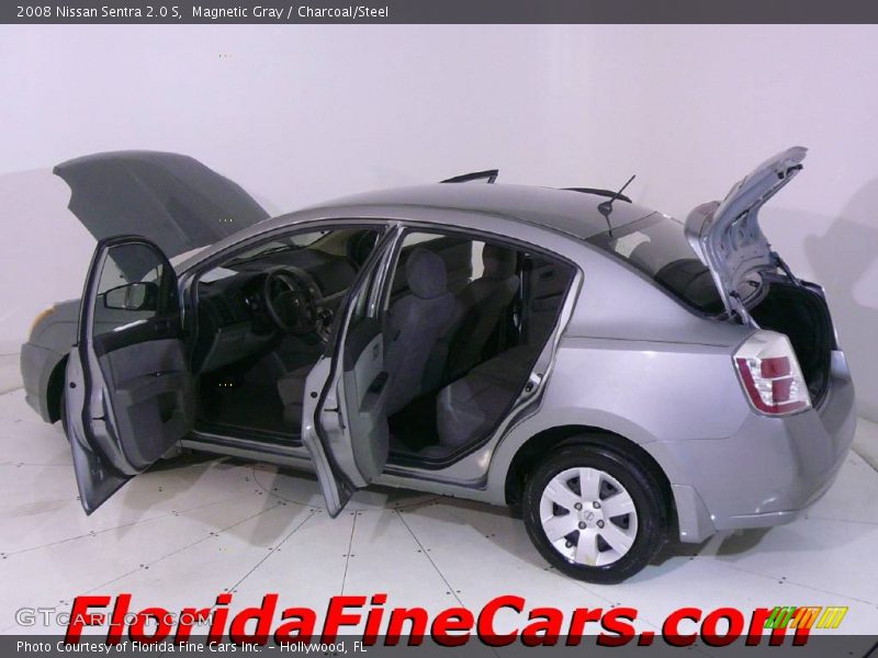 Magnetic Gray / Charcoal/Steel 2008 Nissan Sentra 2.0 S