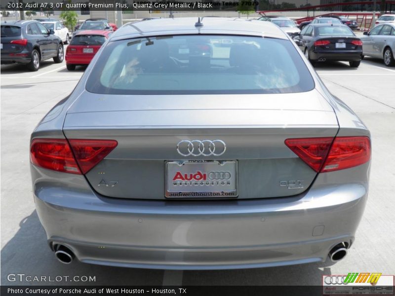 Quartz Grey Metallic / Black 2012 Audi A7 3.0T quattro Premium Plus