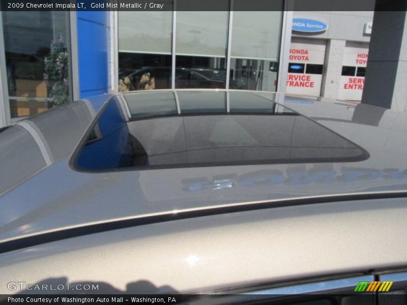 Gold Mist Metallic / Gray 2009 Chevrolet Impala LT