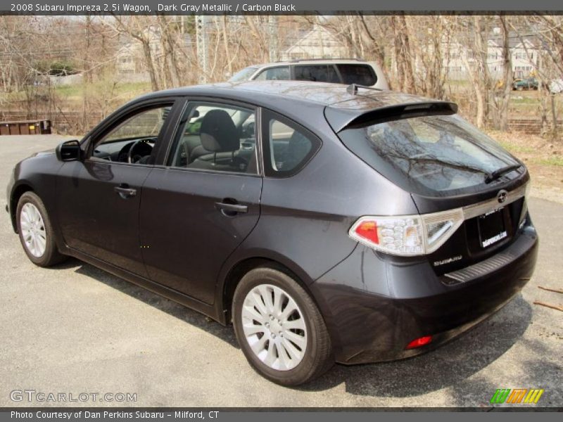 Dark Gray Metallic / Carbon Black 2008 Subaru Impreza 2.5i Wagon