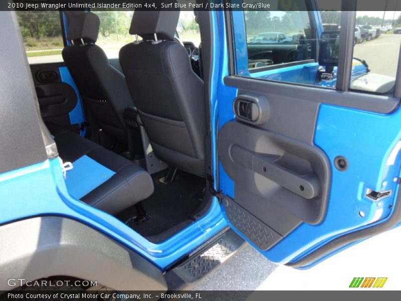 Surf Blue Pearl / Dark Slate Gray/Blue 2010 Jeep Wrangler Unlimited Islander Edition 4x4