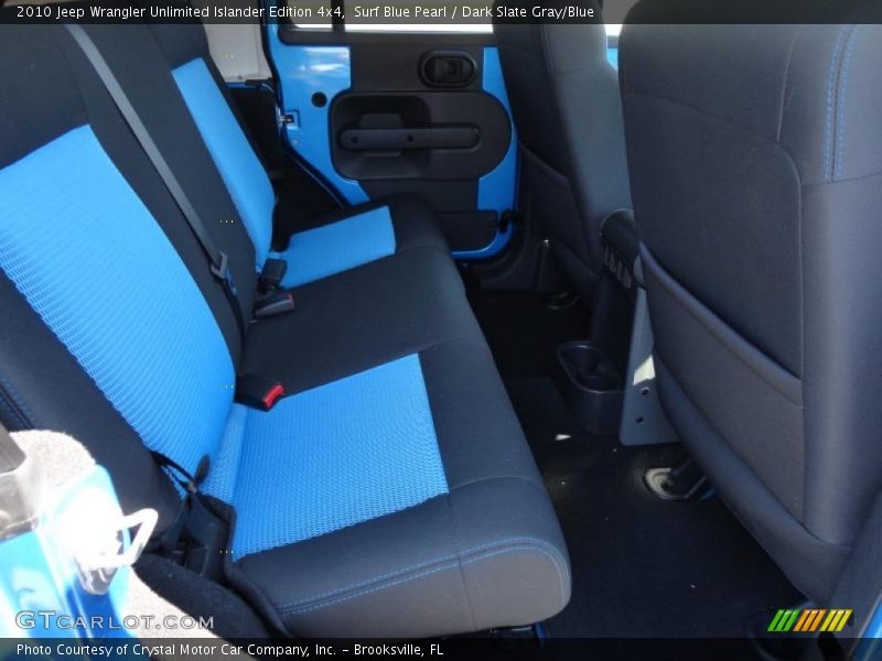 Surf Blue Pearl / Dark Slate Gray/Blue 2010 Jeep Wrangler Unlimited Islander Edition 4x4