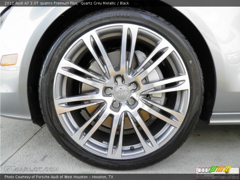 Quartz Grey Metallic / Black 2012 Audi A7 3.0T quattro Premium Plus